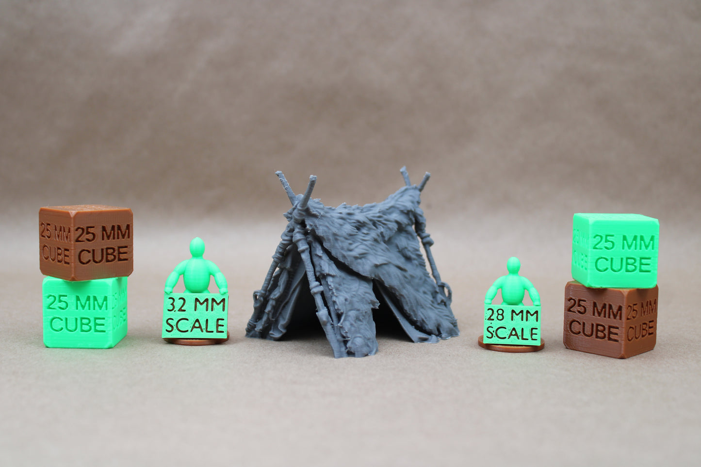 Tabletop Terrain Tent Fur Pelt Small Viking Barbarian Orc Goblin 28mm skirmish rpg wargame