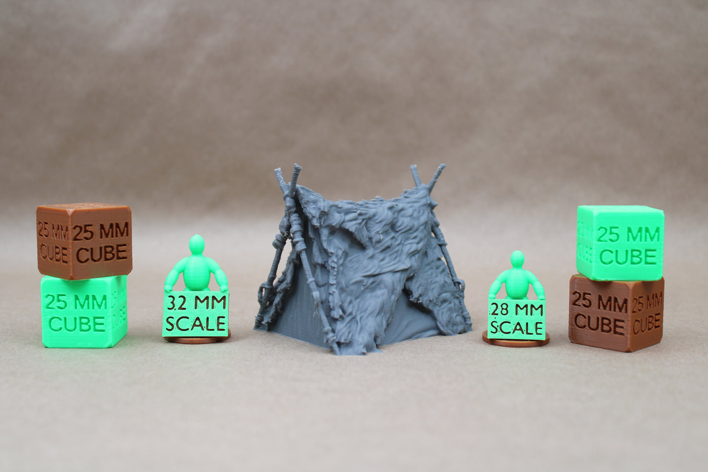 Tabletop Terrain Tent Fur Pelt Small Viking Barbarian Orc Goblin 28mm skirmish rpg wargame