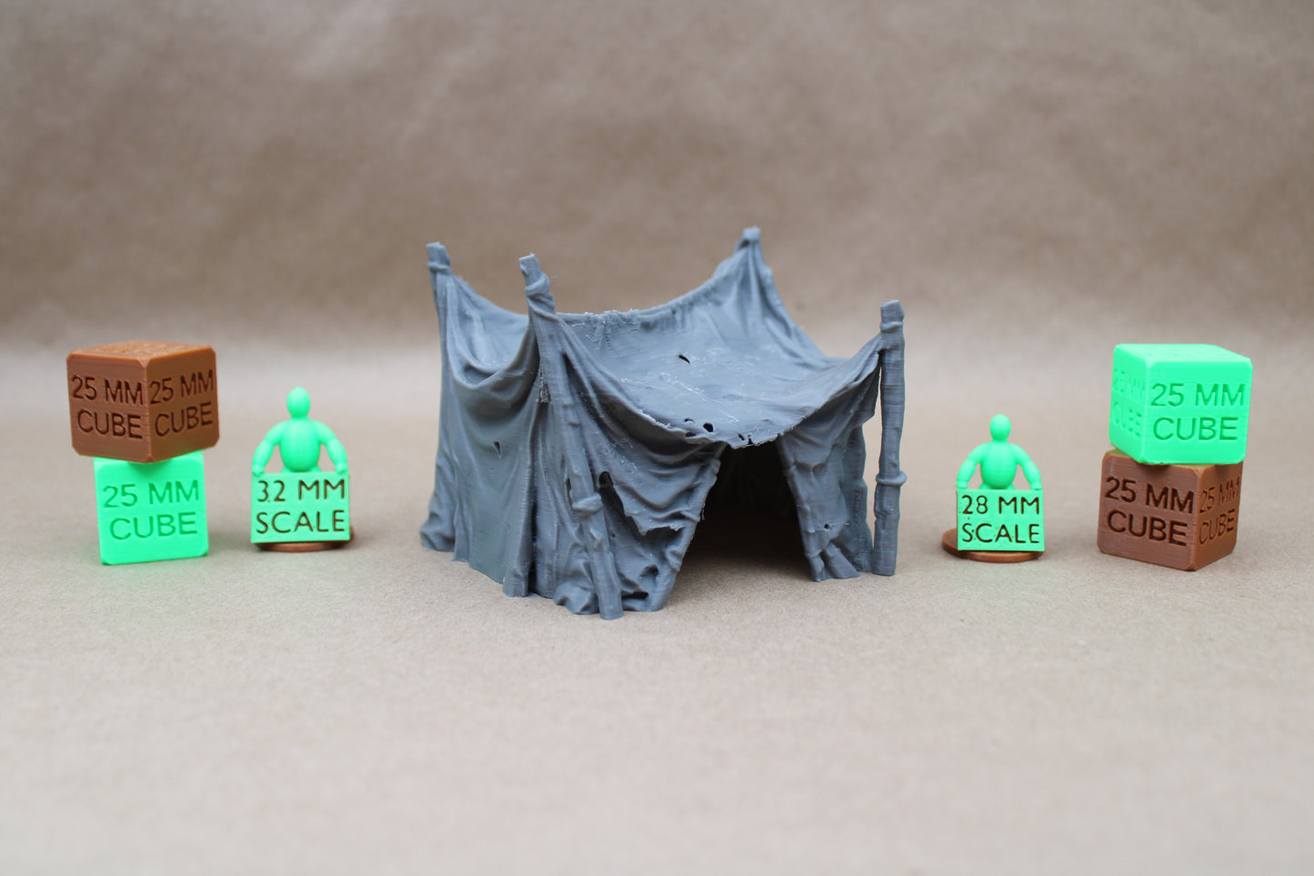 Tabletop Terrain Tent Large Market Command Chief Merchant 28mm skirmish rpg wargame
