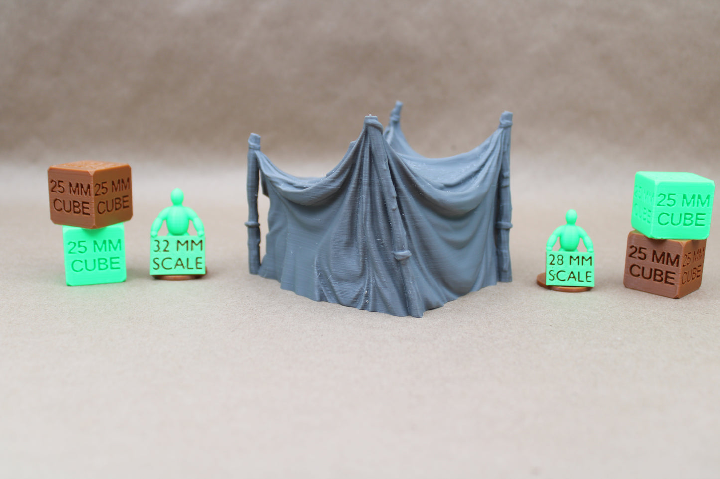 Tabletop Terrain Tent Large Market Command Chief Merchant 28mm skirmish rpg wargame