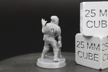 Fisherman Anchor Corrupted Mutant Fishman 2of3 32mm Miniature Dnd Skirmish