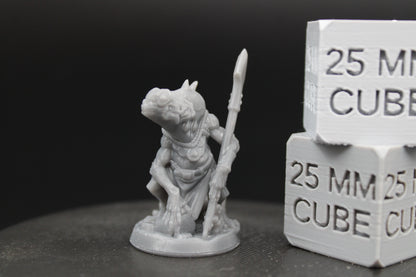 Fishman Corrupted Mutant Fisherman 3of3 32mm Miniature Dnd Skirmish