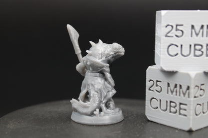 Fishman Corrupted Mutant Fisherman 3of3 32mm Miniature Dnd Skirmish
