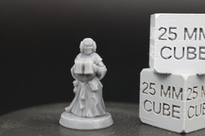 Townsfolk NPC Inn Keeper Bartender Waitress Mug Ale 32mm Miniature Dnd Skirmish