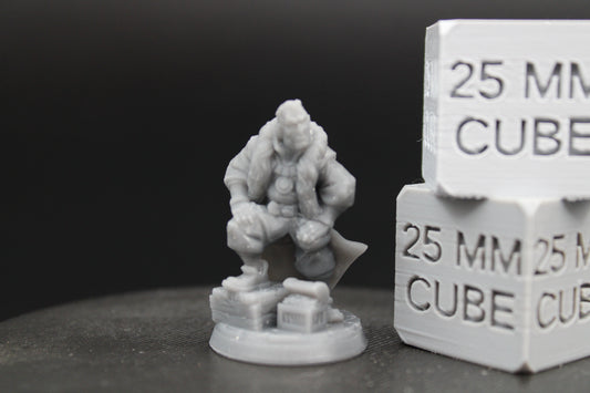 Townsfolk NPC Trader Merchant Shop Owner Swindler Scoundrel Gang Boss 32mm Miniature Dnd Skirmish