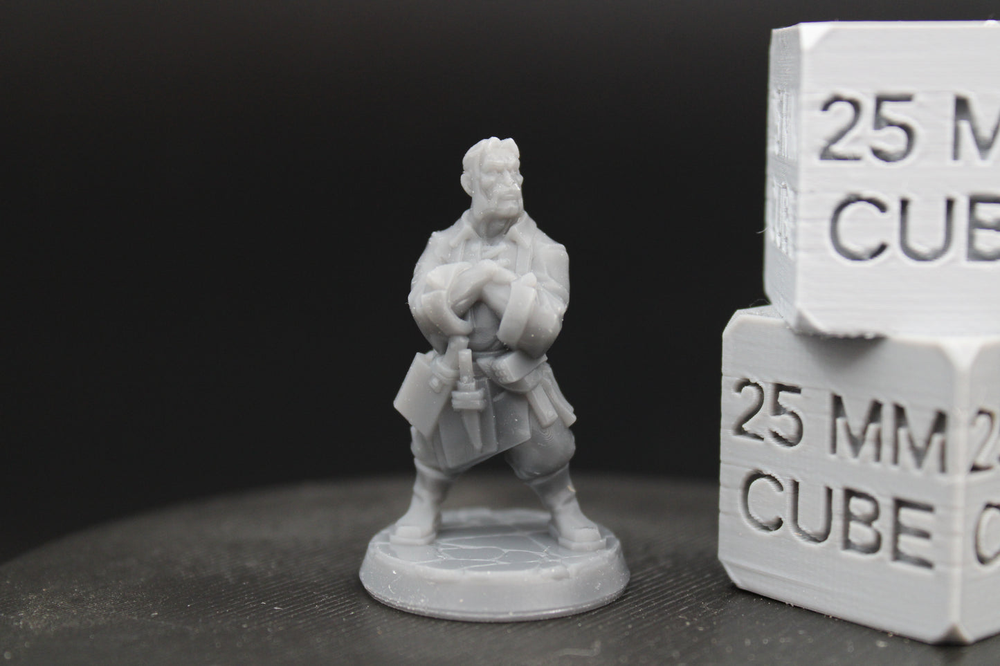 Townsfolk NPC Butcher 32mm Miniature Dnd Skirmish