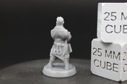 Townsfolk NPC Butcher 32mm Miniature Dnd Skirmish