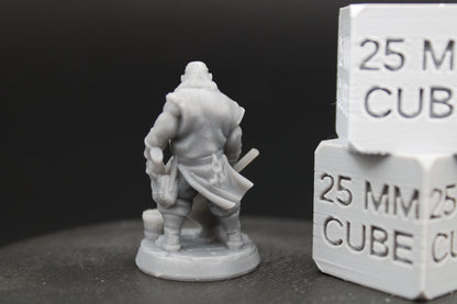 Townsfolk NPC Blacksmith 32mm Miniature Dnd Skirmish