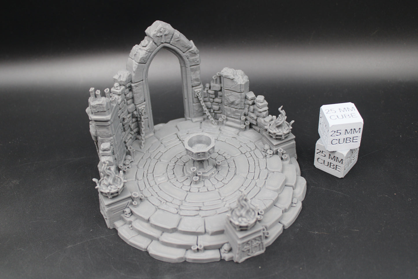 Tabletop Terrain Fantasy Summoning Sacred Circle Sacrifice Ruin Dnd RPG wargame skirmish 28-32mm