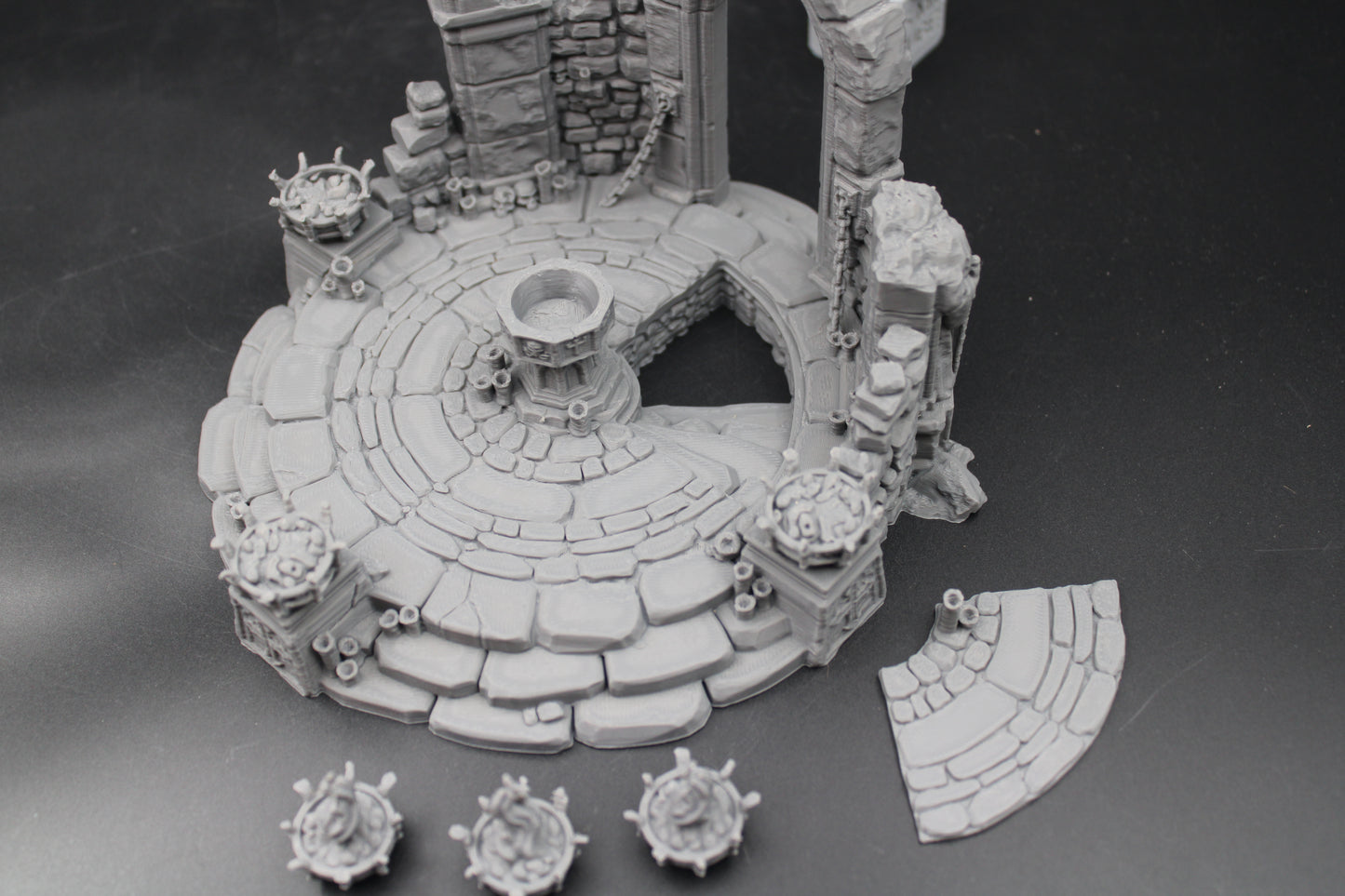 Tabletop Terrain Fantasy Summoning Sacred Circle Sacrifice Ruin Dnd RPG wargame skirmish 28-32mm