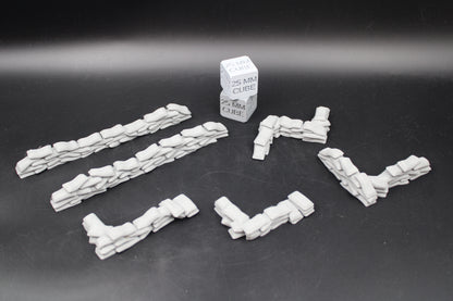 Tabletop Terrain Scatter Sandbag Set A 6 Piece Dnd RPG wargame skirmish 28-32mm