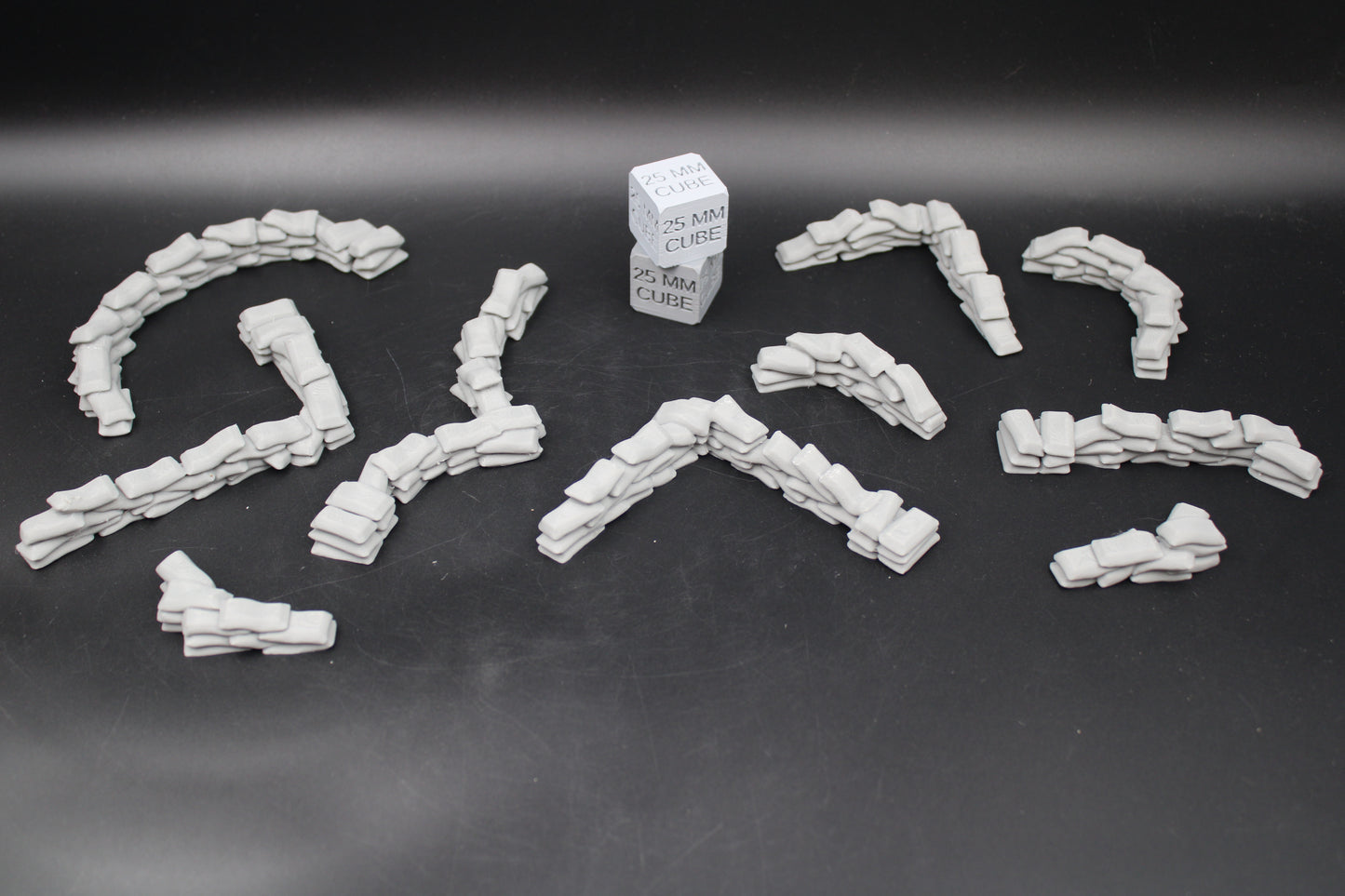 Tabletop Terrain Scatter Sandbag Set F 10 Piece Dnd RPG wargame skirmish 28-32mm