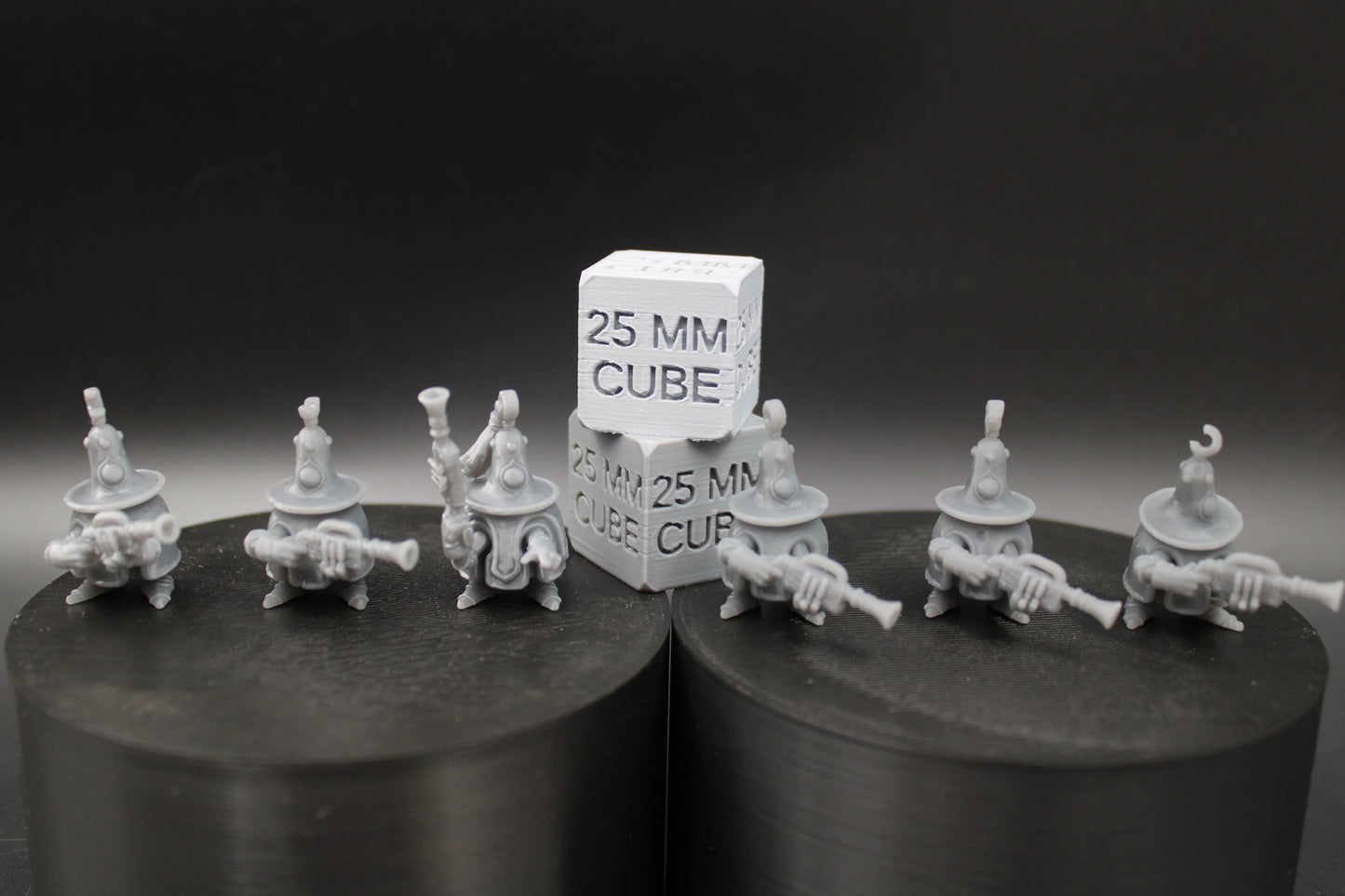 Corrupted Possessed Bell Musket Infantry Automata Set of 6 32mm Miniature Dnd Skirmish