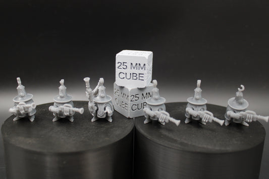 Corrupted Possessed Bell Musket Infantry Automata Set of 6 32mm Miniature Dnd Skirmish