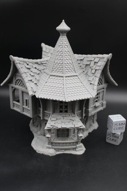 Tabletop Terrain Lantern Spire Estate Baron House Dnd RPG wargame skirmish 28-32mm