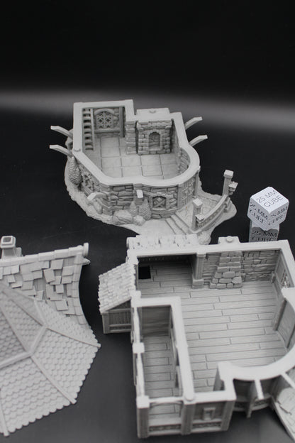 Tabletop Terrain Lantern Spire Estate Baron House Dnd RPG wargame skirmish 28-32mm