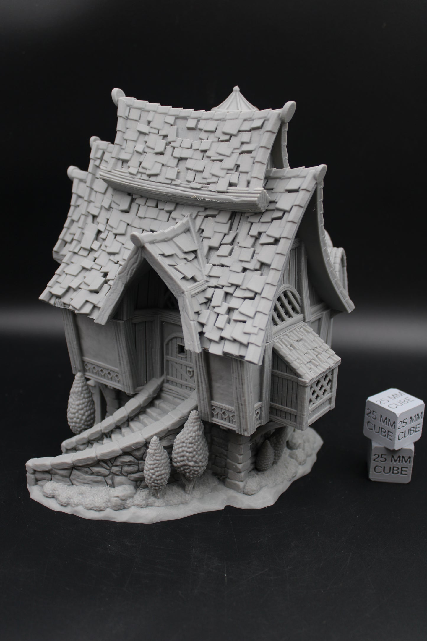 Tabletop Terrain Bell Tower Estate Baron Lord House Dnd RPG wargame skirmish 28-32mm