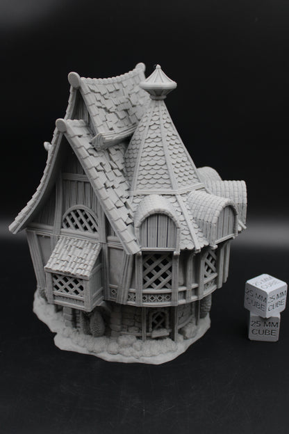 Tabletop Terrain Bell Tower Estate Baron Lord House Dnd RPG wargame skirmish 28-32mm