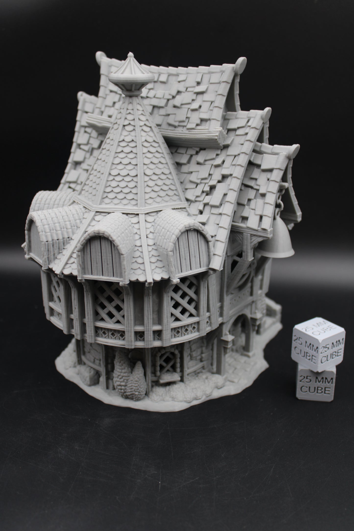 Tabletop Terrain Bell Tower Estate Baron Lord House Dnd RPG wargame skirmish 28-32mm