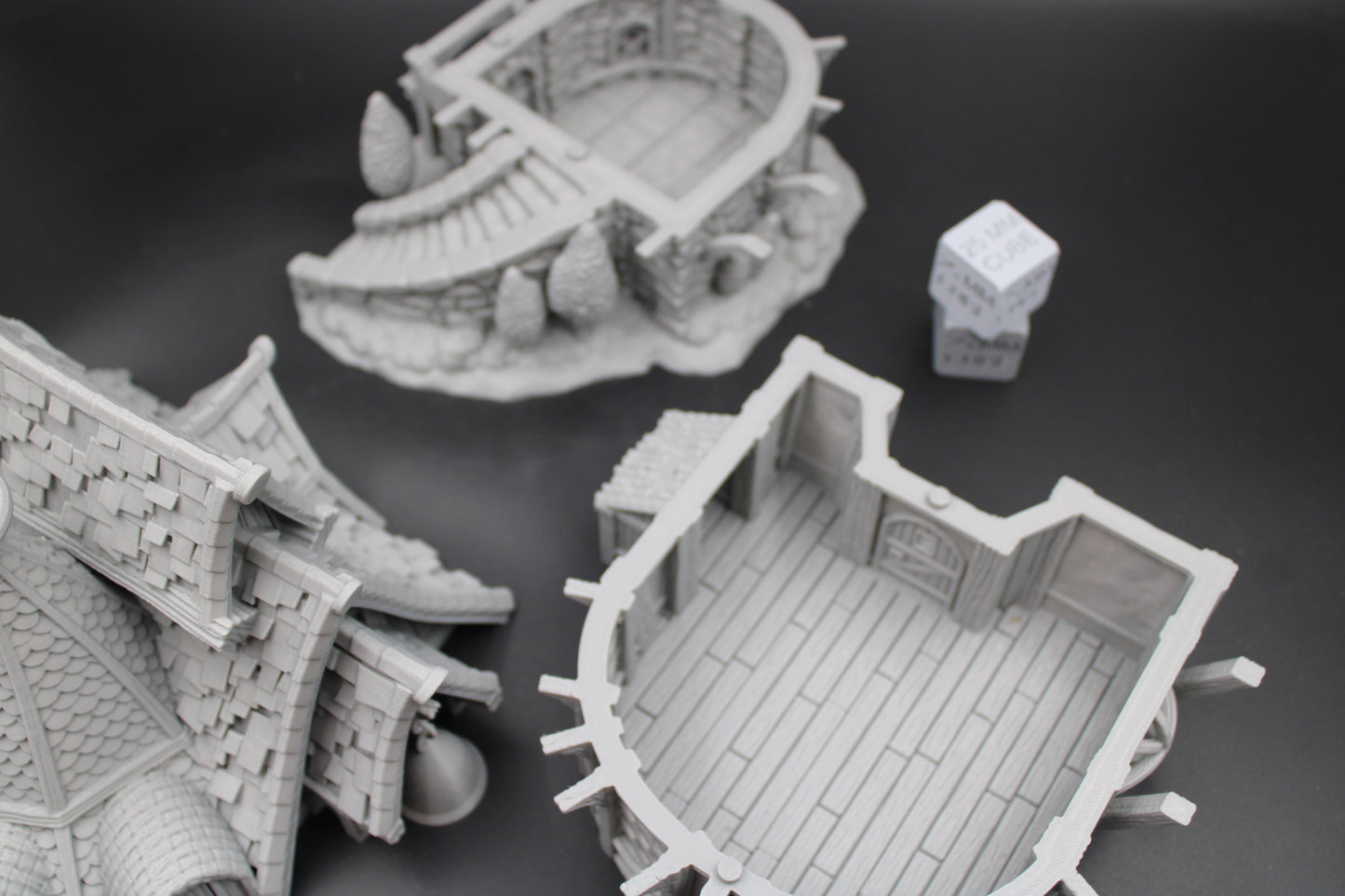 Tabletop Terrain Bell Tower Estate Baron Lord House Dnd RPG wargame skirmish 28-32mm