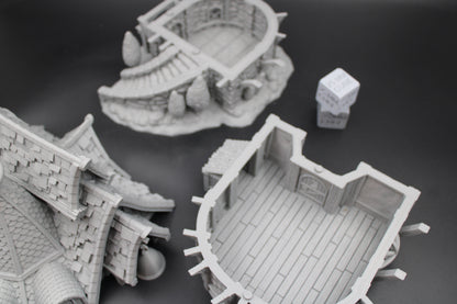 Tabletop Terrain Bell Tower Estate Baron Lord House Dnd RPG wargame skirmish 28-32mm