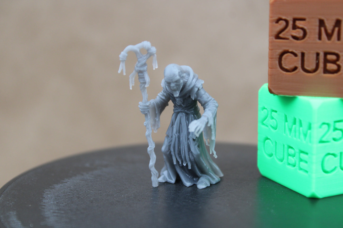 Necromancer Evil Flagitious Sorcerer Wizard Miniature Dnd RPG wargame skirmish 32mm