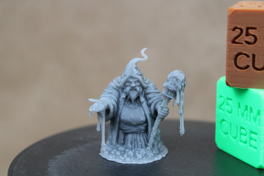 Slime Ooze Sorcerer Wizard Miniature Dnd RPG wargame skirmish 32mm