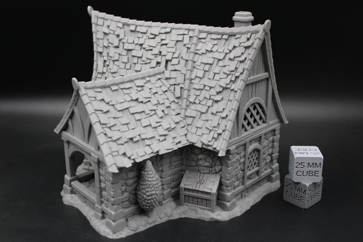 Tabletop Terrain Guest House Cottage Estate Baron Dnd RPG wargame skirmish 28-32mm