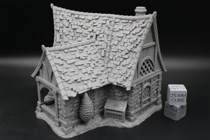 Tabletop Terrain Guest House Cottage Estate Baron Dnd RPG wargame skirmish 28-32mm