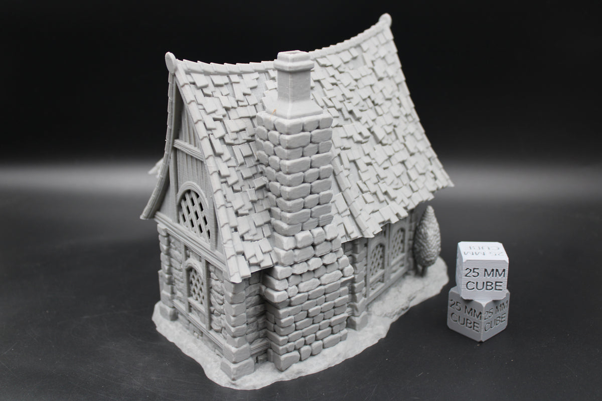 Tabletop Terrain Guest House Cottage Estate Baron Dnd RPG wargame skirmish 28-32mm