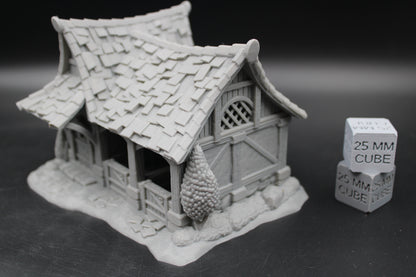 Tabletop Terrain Horse Stable Ranger Dnd RPG wargame skirmish 28-32mm