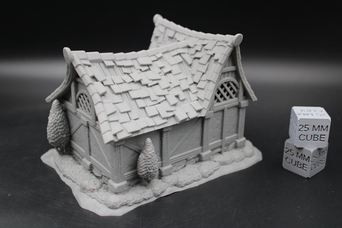 Tabletop Terrain Horse Stable Ranger Dnd RPG wargame skirmish 28-32mm