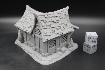 Tabletop Terrain Horse Stable Ranger Dnd RPG wargame skirmish 28-32mm
