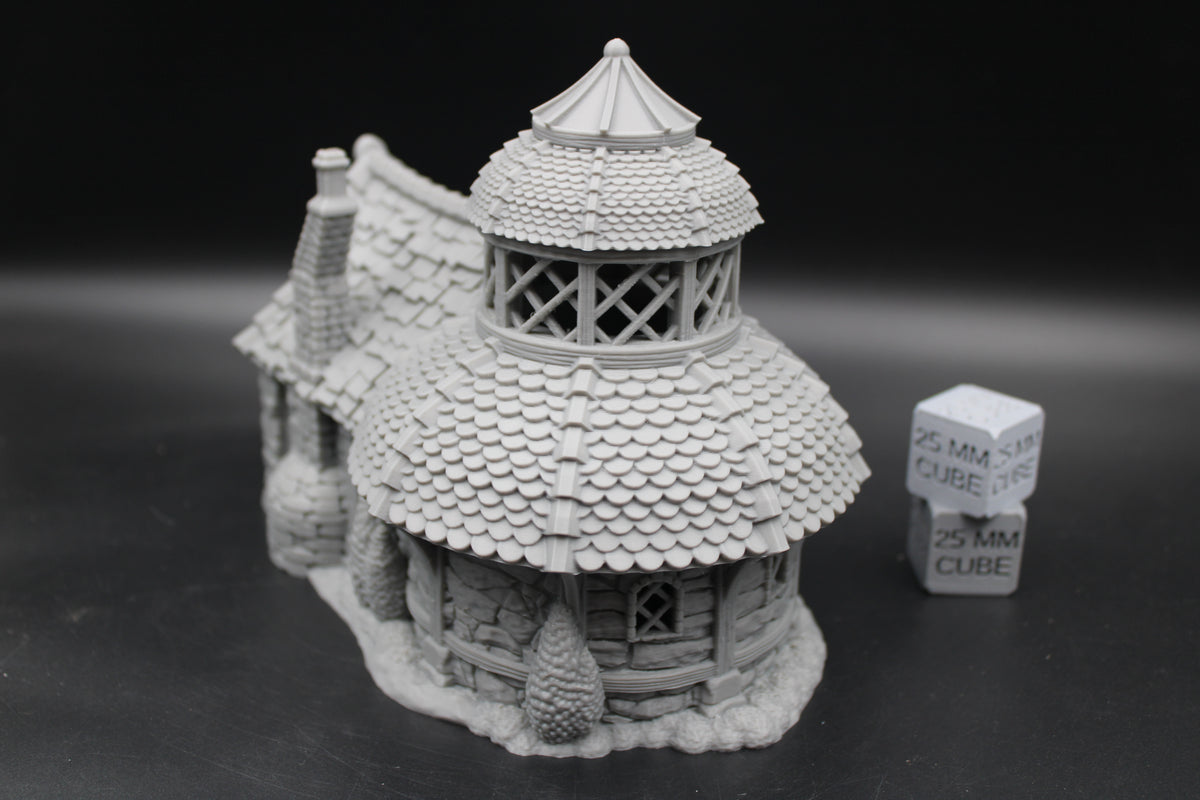 Tabletop Terrain Alchemist Cottage House Dome Turrent Dnd RPG wargame skirmish 28-32mm