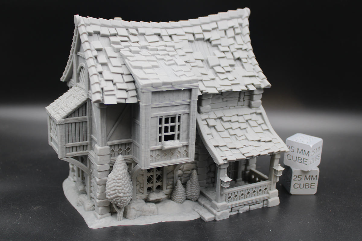Tabletop Terrain Manor Estate Baron House Dnd RPG wargame skirmish 28-32mm