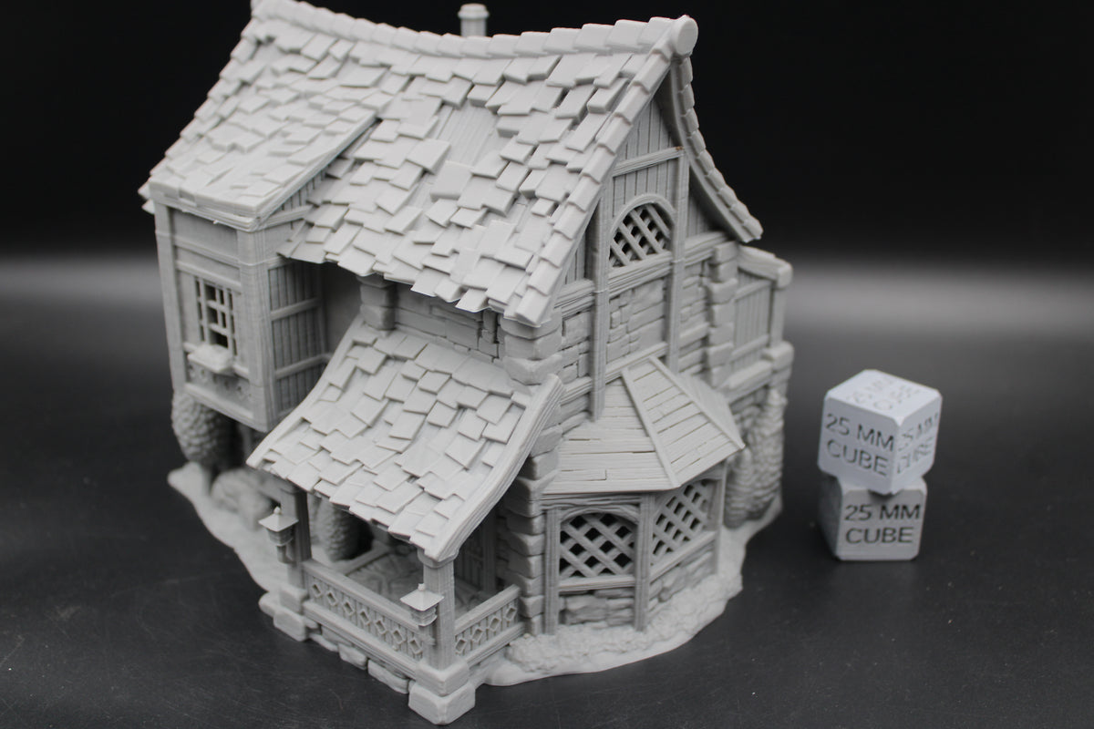 Tabletop Terrain Manor Estate Baron House Dnd RPG wargame skirmish 28-32mm