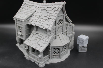 Tabletop Terrain Manor Estate Baron House Dnd RPG wargame skirmish 28-32mm