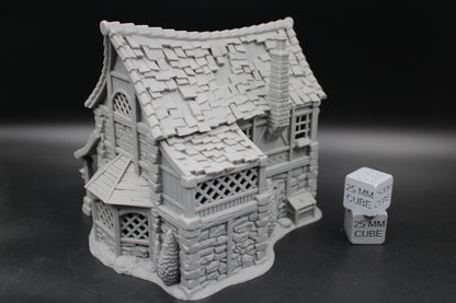 Tabletop Terrain Manor Estate Baron House Dnd RPG wargame skirmish 28-32mm