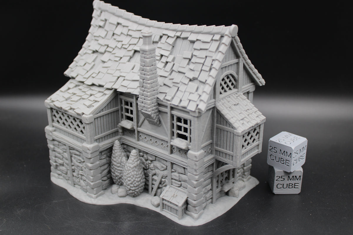 Tabletop Terrain Manor Estate Baron House Dnd RPG wargame skirmish 28-32mm