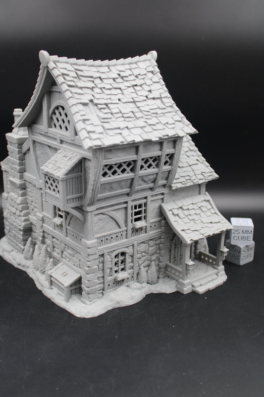 Tabletop Terrain Governor King Estate House Dnd RPG wargame skirmish 28-32mm