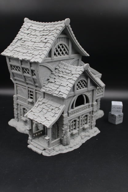 Tabletop Terrain Governor King Estate House Dnd RPG wargame skirmish 28-32mm