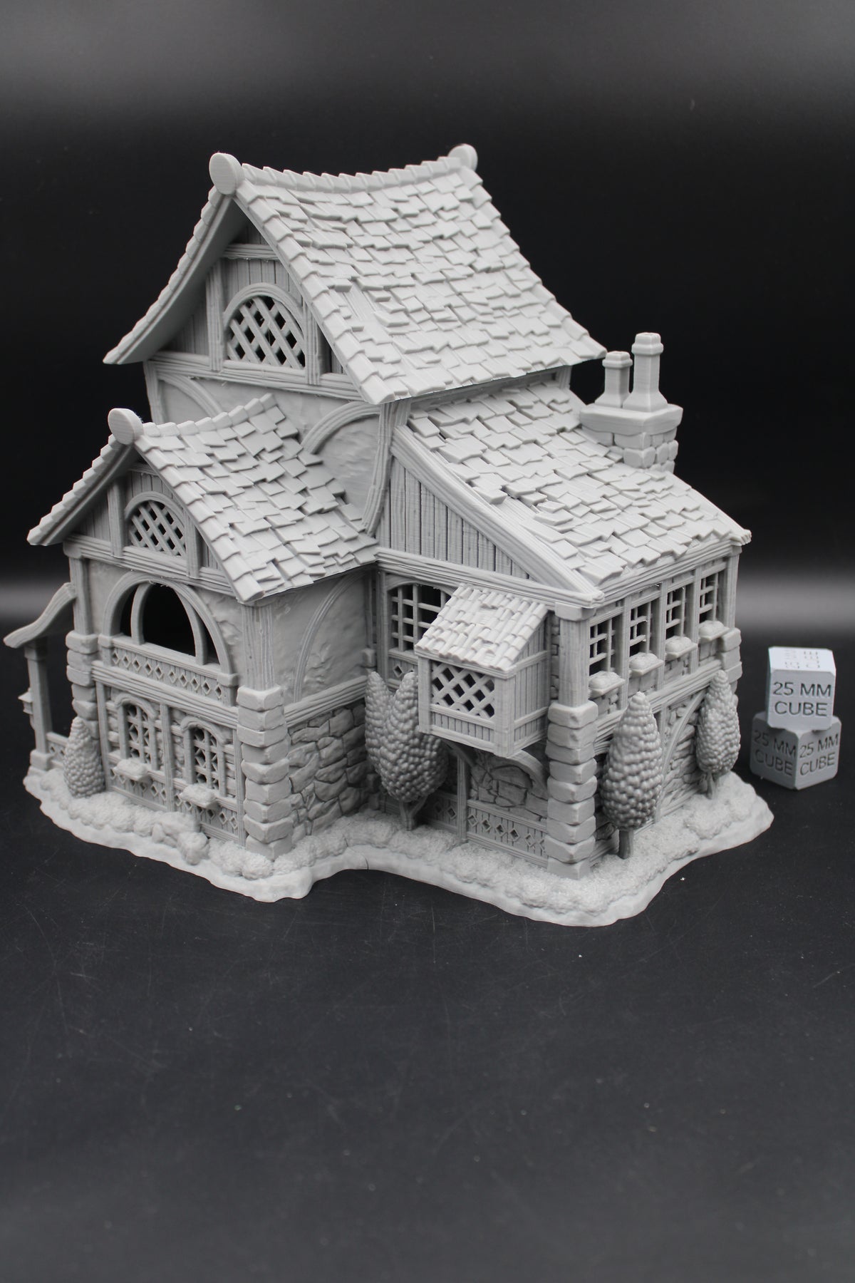 Tabletop Terrain Governor King Estate House Dnd RPG wargame skirmish 28-32mm