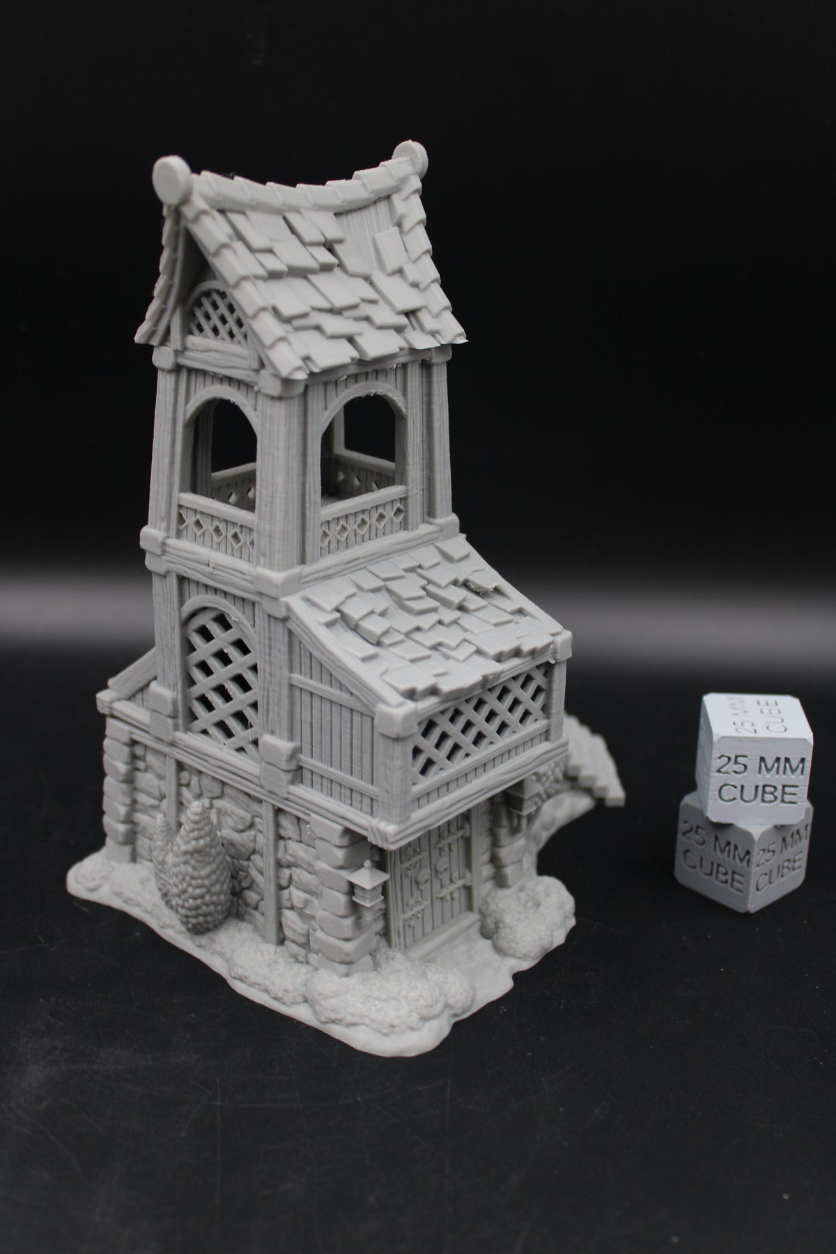 Tabletop Terrain Night Watch House Tower Dnd RPG wargame skirmish 28-32mm