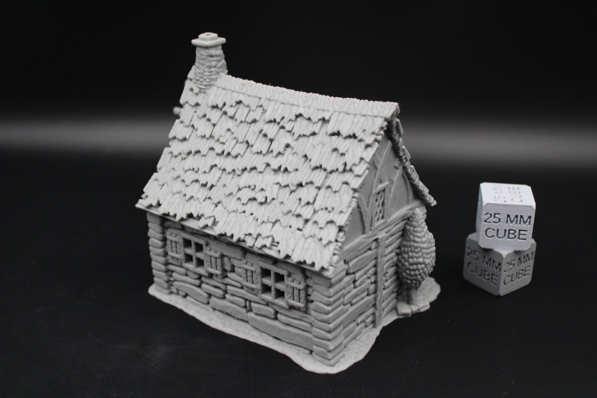 Tabletop Terrain Blacksmith Baker Cottage Dnd RPG wargame skirmish 28-32mm