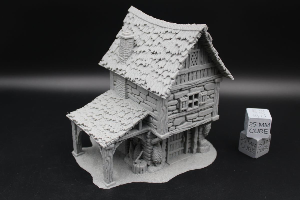 Tabletop Terrain Carriage Barn Dnd RPG wargame skirmish 28-32mm