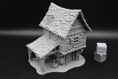Tabletop Terrain Carriage Barn Dnd RPG wargame skirmish 28-32mm