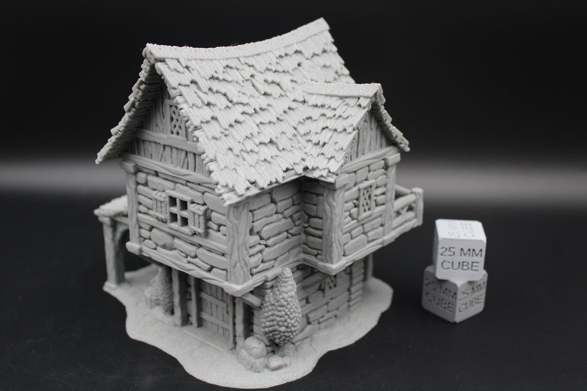 Tabletop Terrain Carriage Barn Dnd RPG wargame skirmish 28-32mm