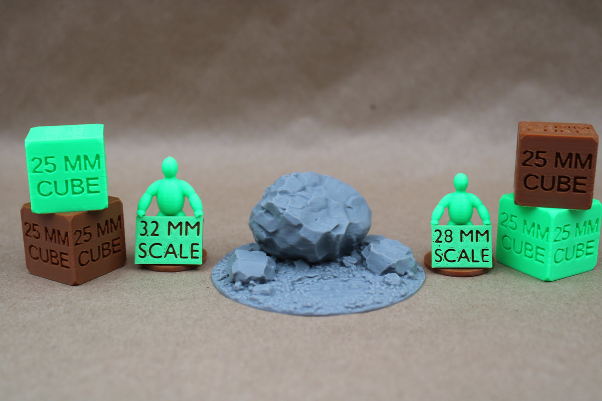 Tabletop Terrain Bubbling Swamp Boulder Rock Stone Scatter 28-32mm skirmish rpg wargame