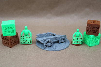Tabletop Terrain Bubbling Swamp Wagon Ruin Scatter 28-32mm skirmish rpg wargame