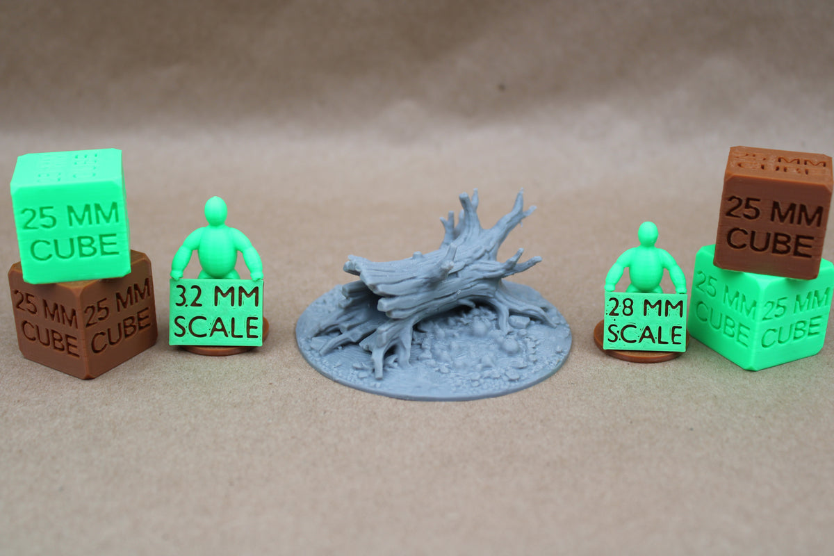 Tabletop Terrain Bubbling Swamp Rotten Log Ruin Scatter 28-32mm skirmish rpg wargame